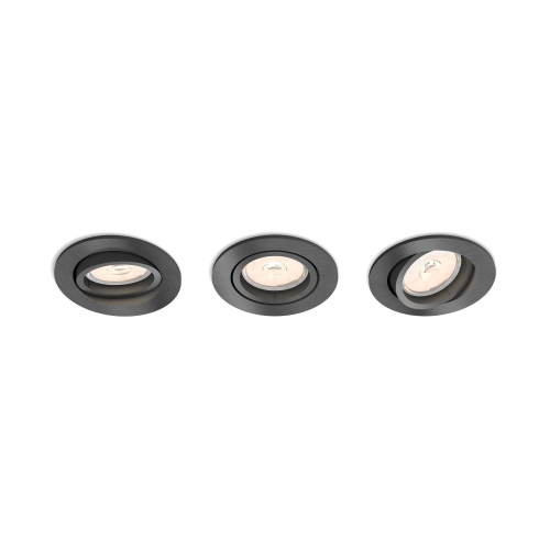 DONEGAL recessed gray 3xNW 230V