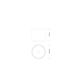 DOWNLIGHT COMFORT FRAME D200 BK