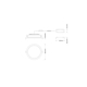 DOWNLIGHT COMFORT OPAL D200 P 30W ML 93040 OP WT
