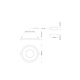 DOWNLIGHT COMFORT UGR19 D250 P 42W ML 93040 U19 WT