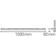 DP 5TH 1500 58W 840 IP65 GY        LEDV