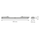 DP HOUSING 600 E 2XLAMP IP65       LEDV
