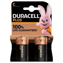 DURACELL battery alkaline PLUS NEW C/LR14/MN1400 ;BL2