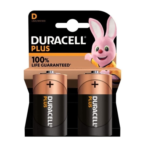 DURACELL battery alkaline PLUS NEW D/LR20/MN1300 ; BL2