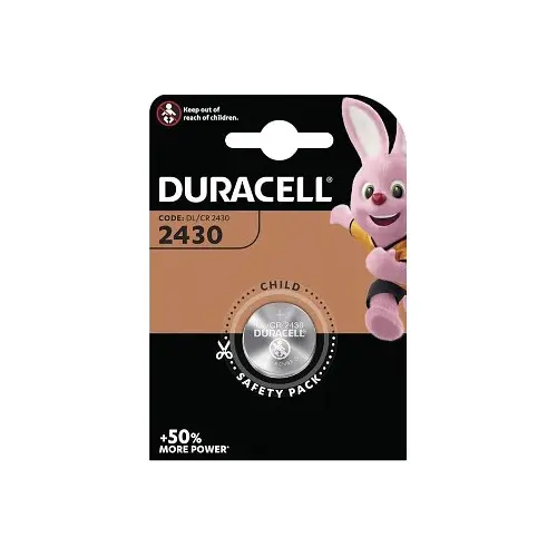 DURACELL lithium battery CR2430/DL2430; BL1