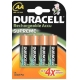 DURACELL rechargeable battery STAY.CHARGED 2500mAh AA/HR6 ;BL4
