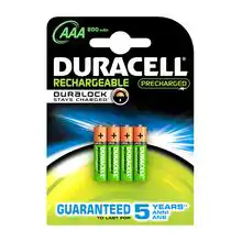 DURACELL rechargeable battery STAY.CHARGED 850mAh AAA/HR03 ;BL4