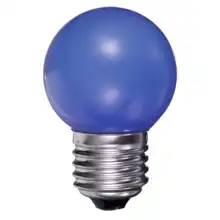 DURALAMP LED chandelier Ping Ball P45 0.5W/E27 240V blue