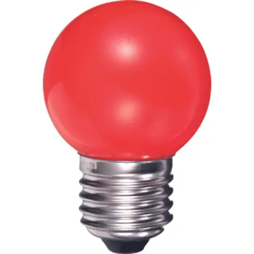 DURALAMP LED chandelier Ping Ball P45 0.5W/E27 240V red
