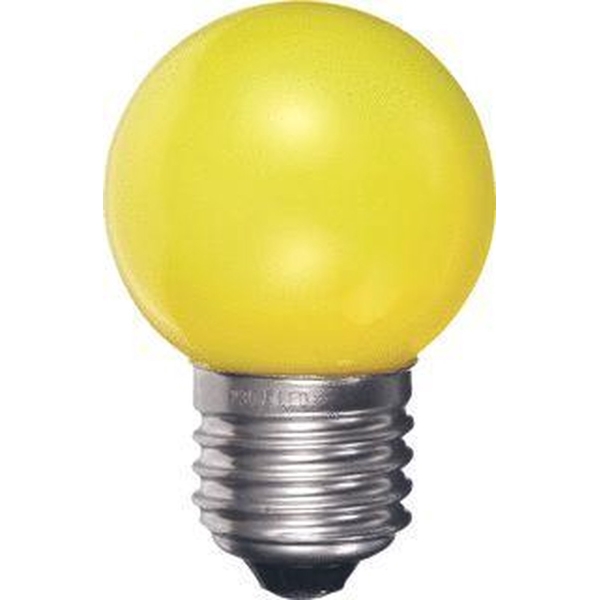 DURALAMP Ping Ball P45 0.5W/E27 240V žlutá