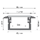DURALAMP profile.LED.strips IP68 recessed 1pc=2m