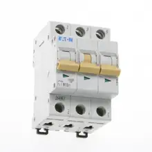 EATON circuit breaker PL7 3-pole. 13A B 10kA