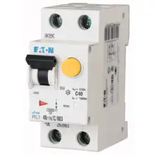 EATON current protector/circuit breaker 1+Npole B 25A 30mA