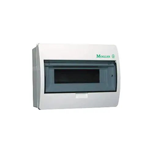 EATON rozvodnice.na.omítku BC-O-1/8-ECO 8mod. IP40 průhl.dvířka bílá N/PE