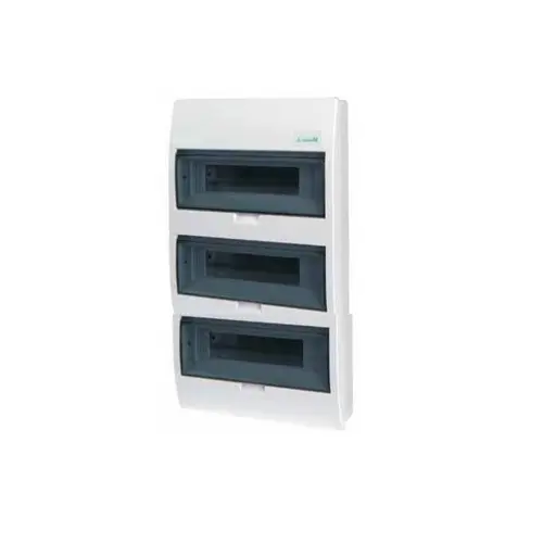 EATON rozvodnice.na.omítku BC-O-3/36-ECO 36mod. IP40 průhl.dvířka bílá N/PE