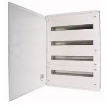 EATON rozvodnice.na.omítku BF-O-4/96-G-C 96mod. IP30 plná.dvířka šedá N/PE