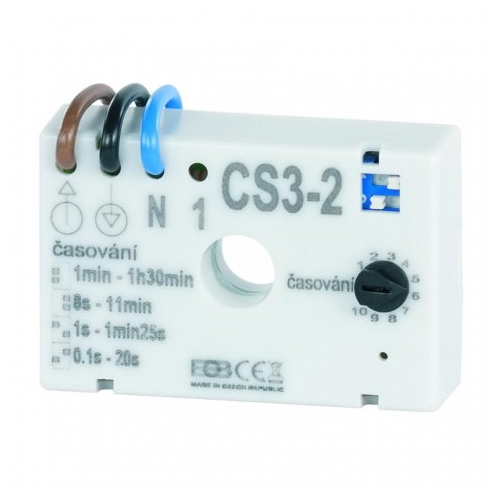 ELEKTROBOCK time switch CS3-2 for incandescent lighting; under the switch
