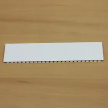 ELEMAN distributor. acc. module cover plastic white 1pc=12Mod