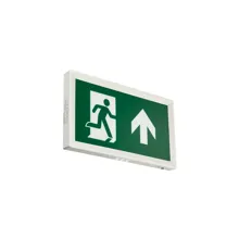 EM155C SLIM WL EXIT SIGN M3 ELB UP WH