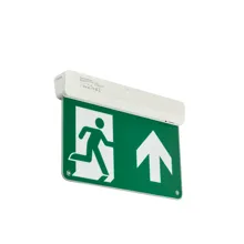 EM159C WL/CM EXIT SIGN M3 ELB UP WH