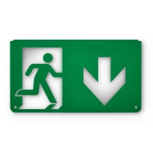 EM159Z WL/CM EXIT SIGN LEGEND DOWN