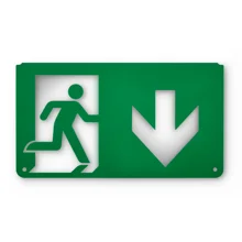 EM159Z WL/CM EXIT SIGN LEGEND DOWN