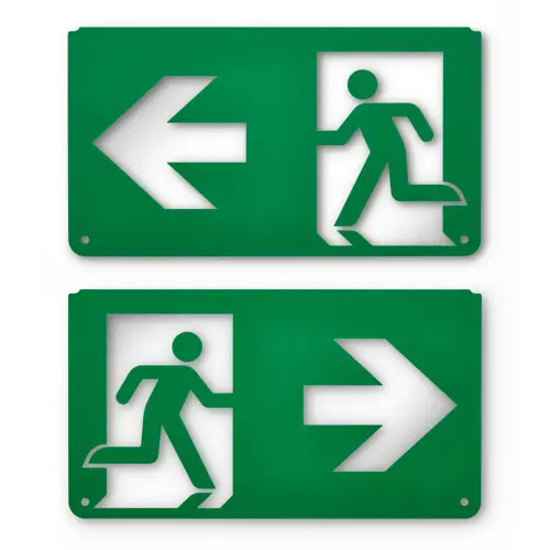 EM159Z WL/CM EXIT SIGN LEGEND LEFT/RIGHT