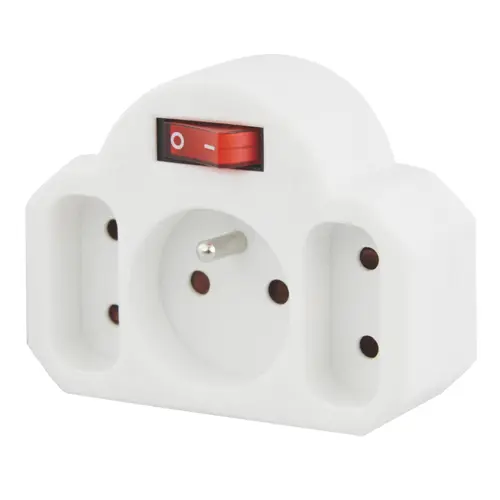 EMOS adapter.hub. 3x with switch Code: P0029