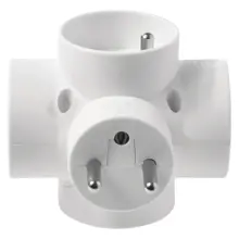 EMOS adapter.hub. 4x round Code: P0040