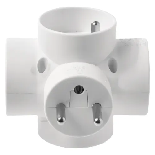 EMOS adapter.hub. 4x round Code: P0040