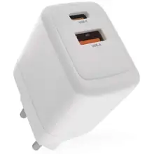 EMOS adaptér.nabíjecí USB GaN do sítě PD 20W USB-A/USB-C