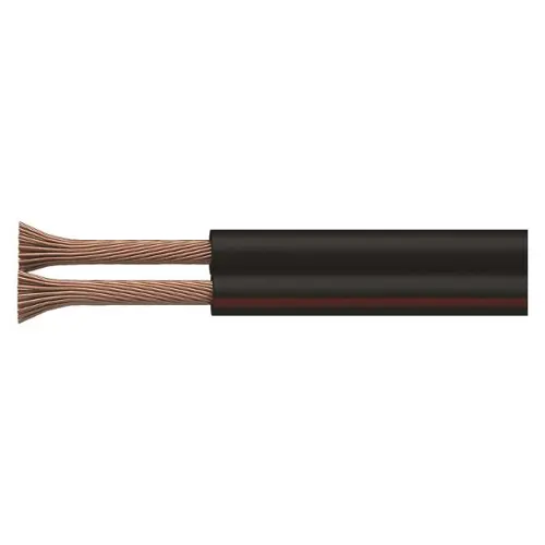 EMOS double line. unshielded CYH 2x0.15mm (O); black/red 200m