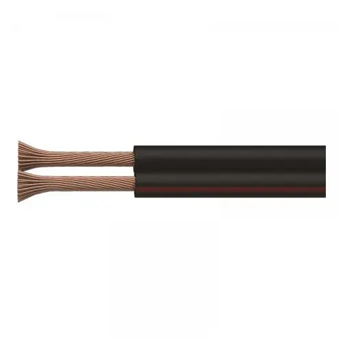 EMOS double line. unshielded CYH 2x0.35mm (O); black/red 100m