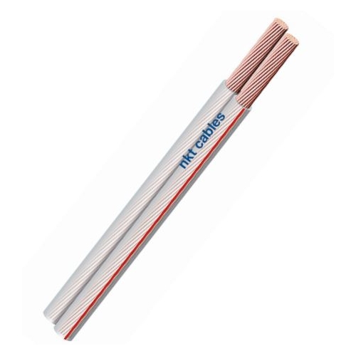 EMOS double line. unshielded CYH 2x1mm (O); transparent/red 100m