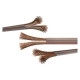 EMOS double line. unshielded CYH 2x1mm (O); transparent/red 100m