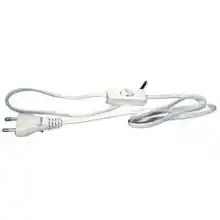 EMOS flexo cord 2x0.75mm with switch 2m KF-HK1 H03VVH2-F white Code: S08272