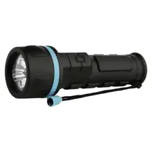 EMOS hand lamp 2xD 20lm/75m IP43; black/blue