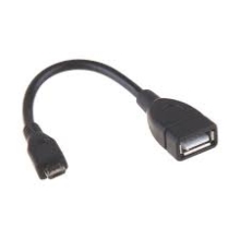 EMOS kabel USB 2.0 A/F - micro B/M OTG 15CM Kód:SD7400