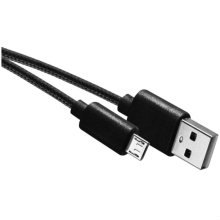 EMOS kabel USB 2.0 A/M - micro B/M 2m černý