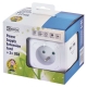 EMOS lead.ext. 4-set +2xUSB 1.9m P04119U 250V/10A max.H05VV-F3Gx1mm