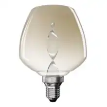 EMOS LED filam.globe G125 3.5W/14W E27 1800K 240lm NonDim 25Y kouřová