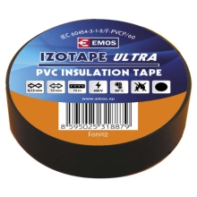 EMOS páska.izol.PVC 0.13mmx19mm/10m 19/10 černá Kód:F61912
