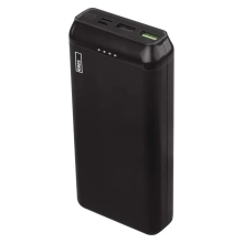 EMOS powerbanka Alpha.Q2 20 20000mAh 2xUSB-A/1xUSB-C Kód:B0528B ;černá +2xkab.