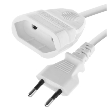 EMOS přívod.prodluž 1-zás. 5m 230V/2.5A max. H03VVH-F 2x0.75mm Kód:P01305