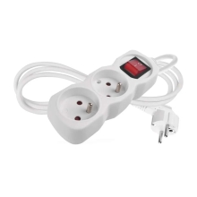 EMOS přívod.prodluž. 2-zás. 1.4m s vypín.P12114 250V/16A