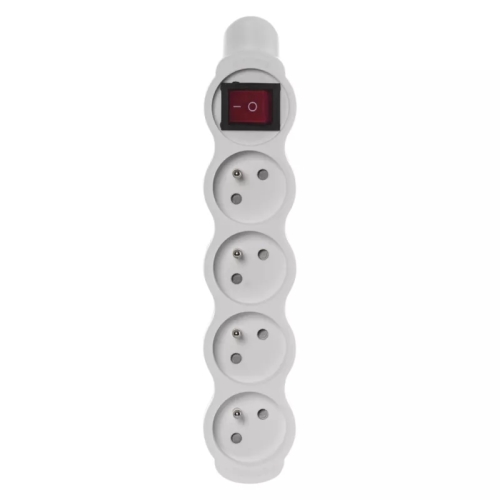 EMOS socket.for.mobile.supply 4-us.0m with switch. 250V/16A max. Code: P1400N