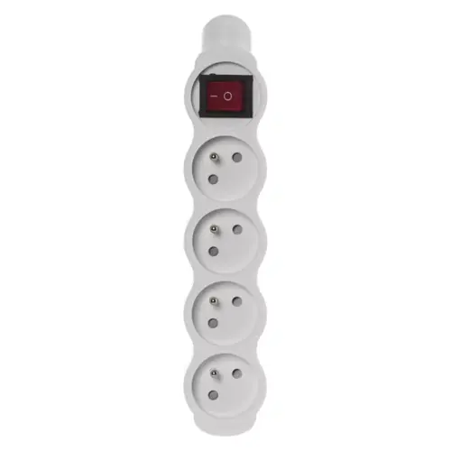 EMOS socket.for.mobile.supply 4-us.0m with switch. 250V/16A max. Code: P1400N