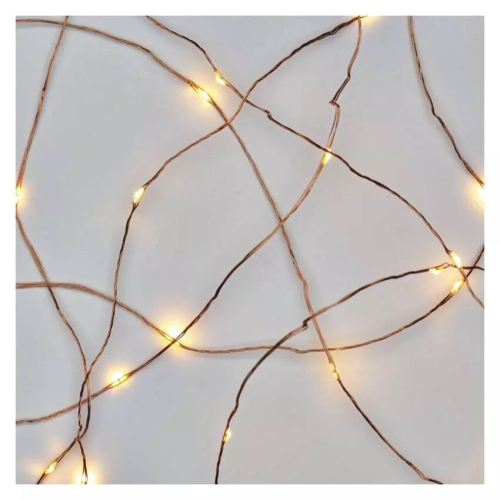EMOS ván.osvětlení 20LED XMAS NANO IP20 2AA T WW