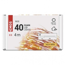 EMOS ván.osvětlení 40LED XMAS NANO 4M C IP44 WW