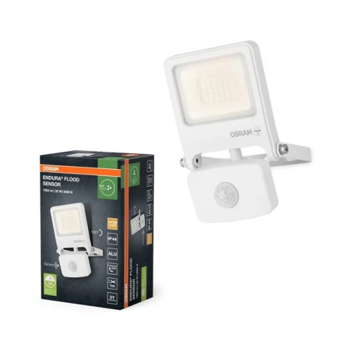 ENDURA FLOOD PCR SENSOR 10W 830 WT OSRAM